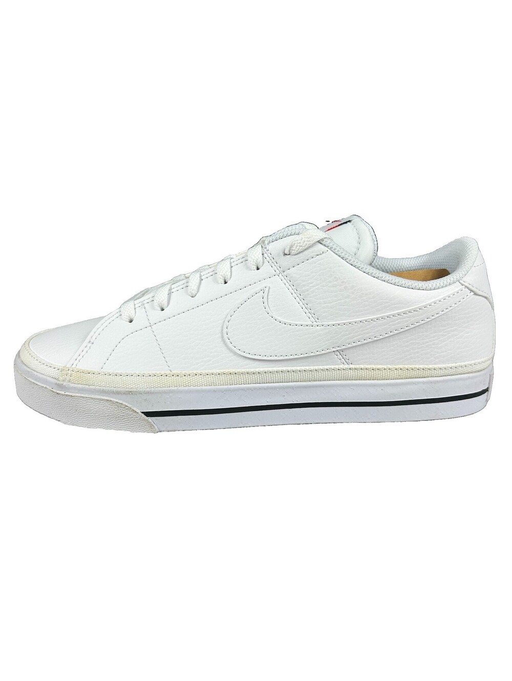 Nike Court Legacy NN White Black Men Unisex Casual Lifestyle Size 8 Shoes